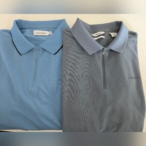 2 Calvin Klein Tech Polos